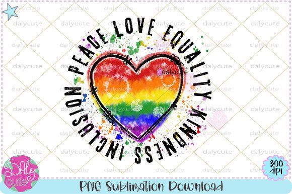 Download Peace Love Equality, Gay Pride Tie Dye - Equality Collection