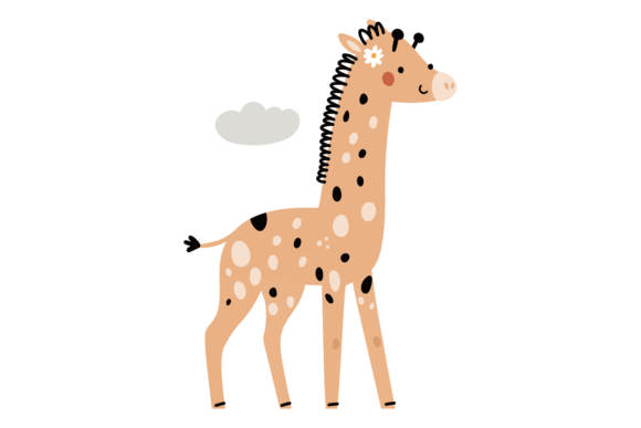 Download Cute Giraffe. Smiling Safari Animal. Afr - Cute giraffe Collection