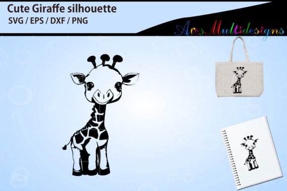 Download Cute Giraffe Silhouette - Cute giraffe Collection
