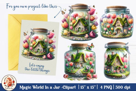 Download Fairy House in a Jar, Spring Sublimation - Spring sublimation Collection