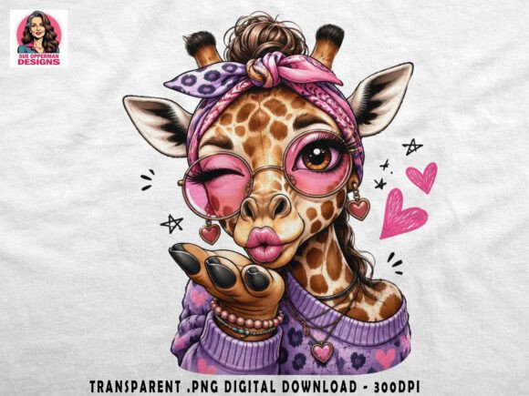 Download Cute Giraffe Kiss | Kawaii PNG - Cute giraffe Collection